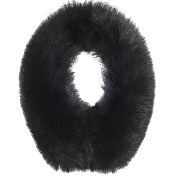 Black Fur Collar