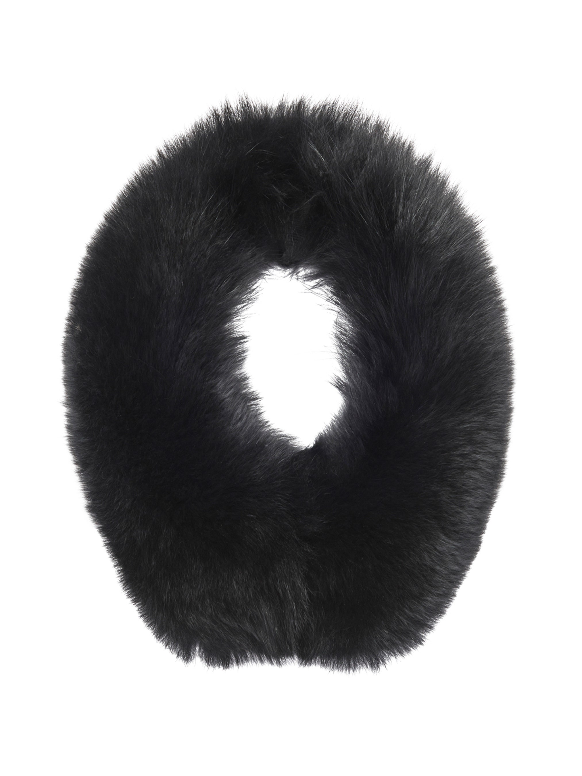 Black Fur Collar