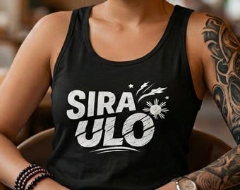Camisa filipina, camiseta sin mangas Sira Ulo, ropa con frase tagalo, regalo de herencia de Filipinas, cita divertida de Pinoy, tanque estilo surf retro, vip filipino