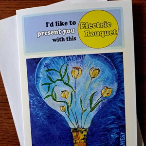 Kartka z życzeniami Electric Bouquet