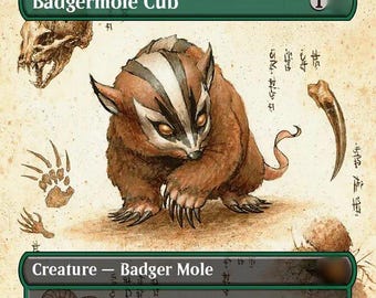 Badgermole Cub [proxy/orica] - Etsy