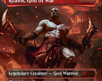 Kratos, God of War [proxy/orica] - Etsy