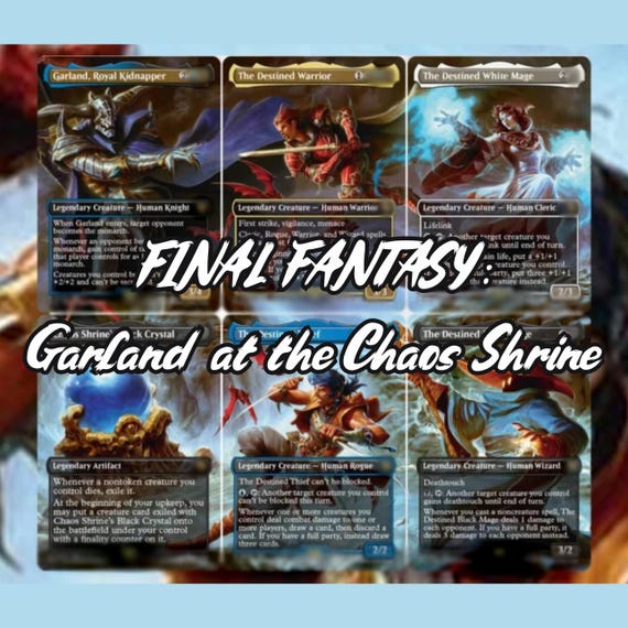 final fantasy garland mtg Amazon.com: Magic: The Gathering - Final Fantasy Scene Box - Garland at The  Chaos Shrine main image 0