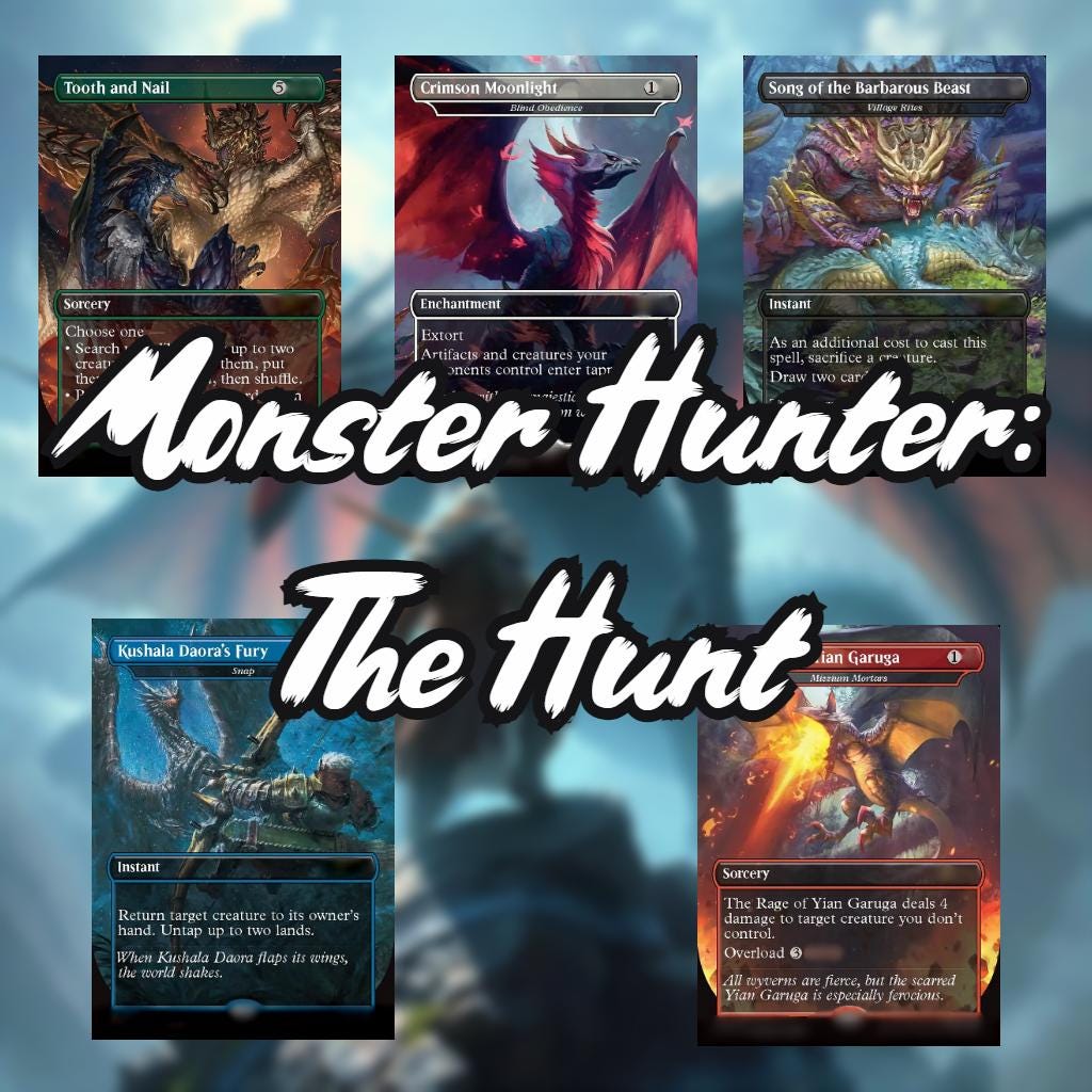 Monster Hunter Mtg Cards - Etsy