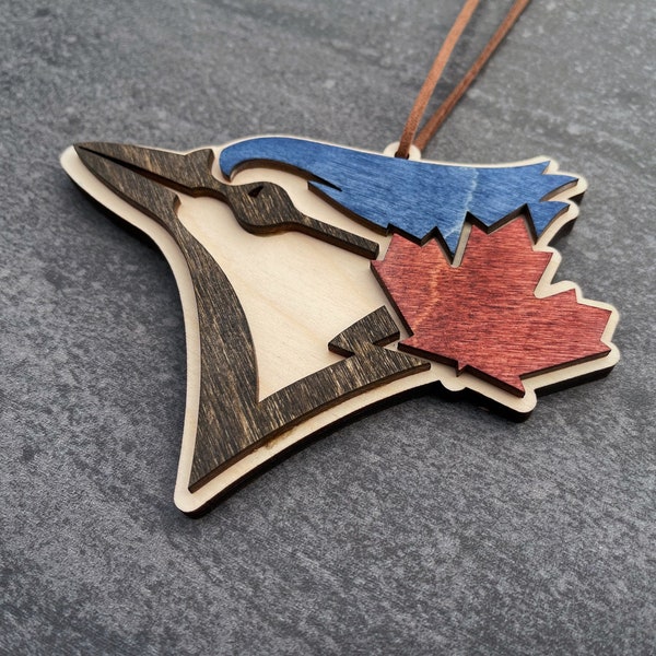 Toronto Blue Jays Wood Ornament