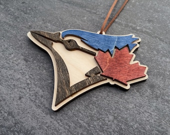 Toronto Blue Jays Wood Ornament