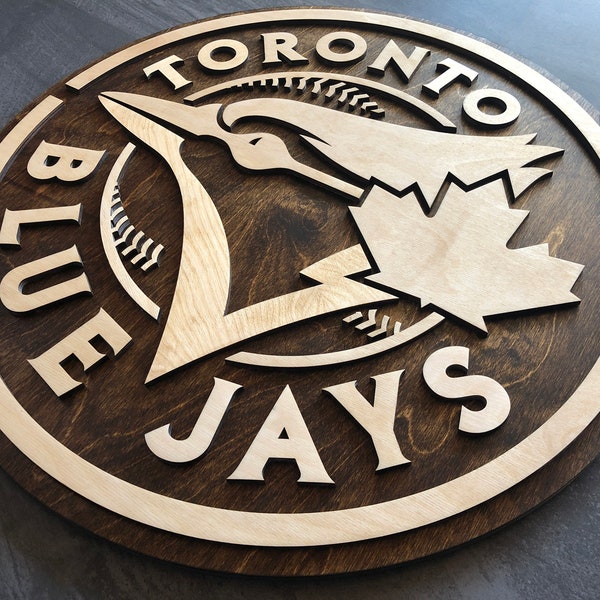 Panneau en bois des Blue Jays de Toronto