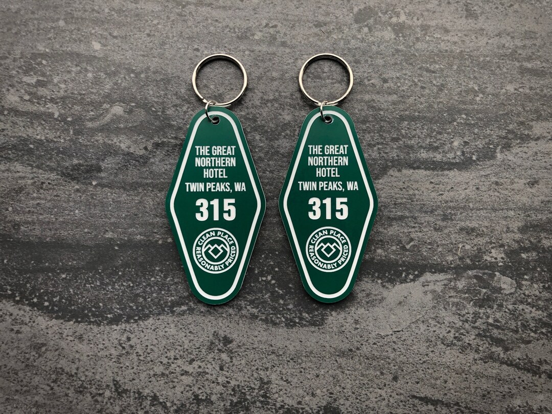 Twin Peaks Keychain the Great Northern Hotel Etsy