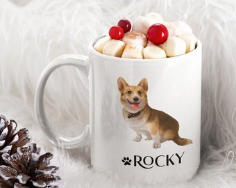 Corgi Mug Corgi Gifts Corgi Mom Gift Corgi Coffee Mug Corgi Mug Corgi Cup Dog Owner Gifts Personalized Dog Mug