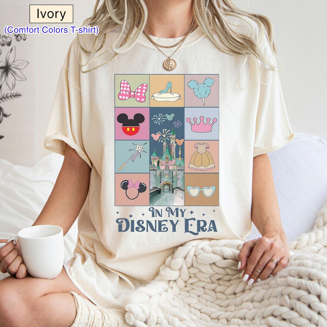 Vintage in My Disney Era Comfort Colors Shirt, Mickey Minnie Disney ...