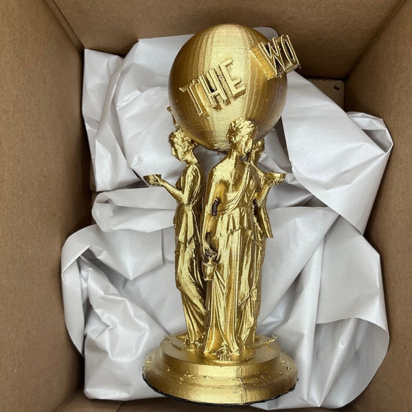 Statue The World Is Yours - Cadeaux Scarface - Tony Montana - Imprimé en 3D - Cadeau de Pâques - Cadeaux pour lui et elle - Déco de bureau - Déco d'appartement