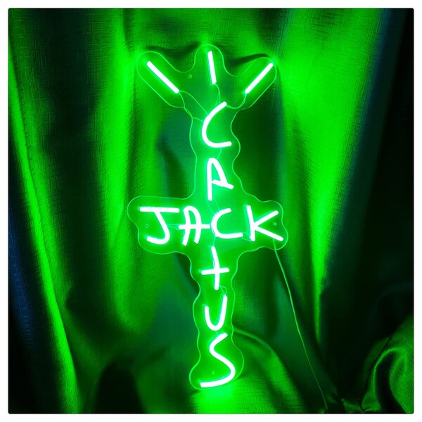 travis scott neon sign stockx