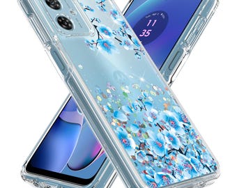 AICEK Cover Trasparente Per Motorola Moto G Stylus 5G 2022, Custodia Sottile In TPU Morbido