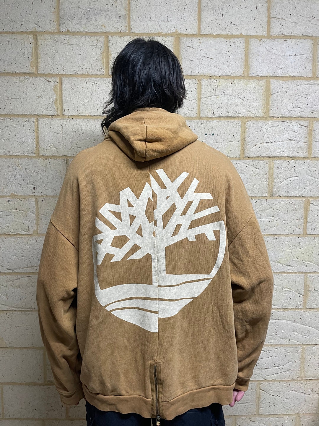 【L】monkeytime×Timberland PULLOVER HOODIE Timberland X Monkey Time Camel Hoodie - Etsy Hong Kong