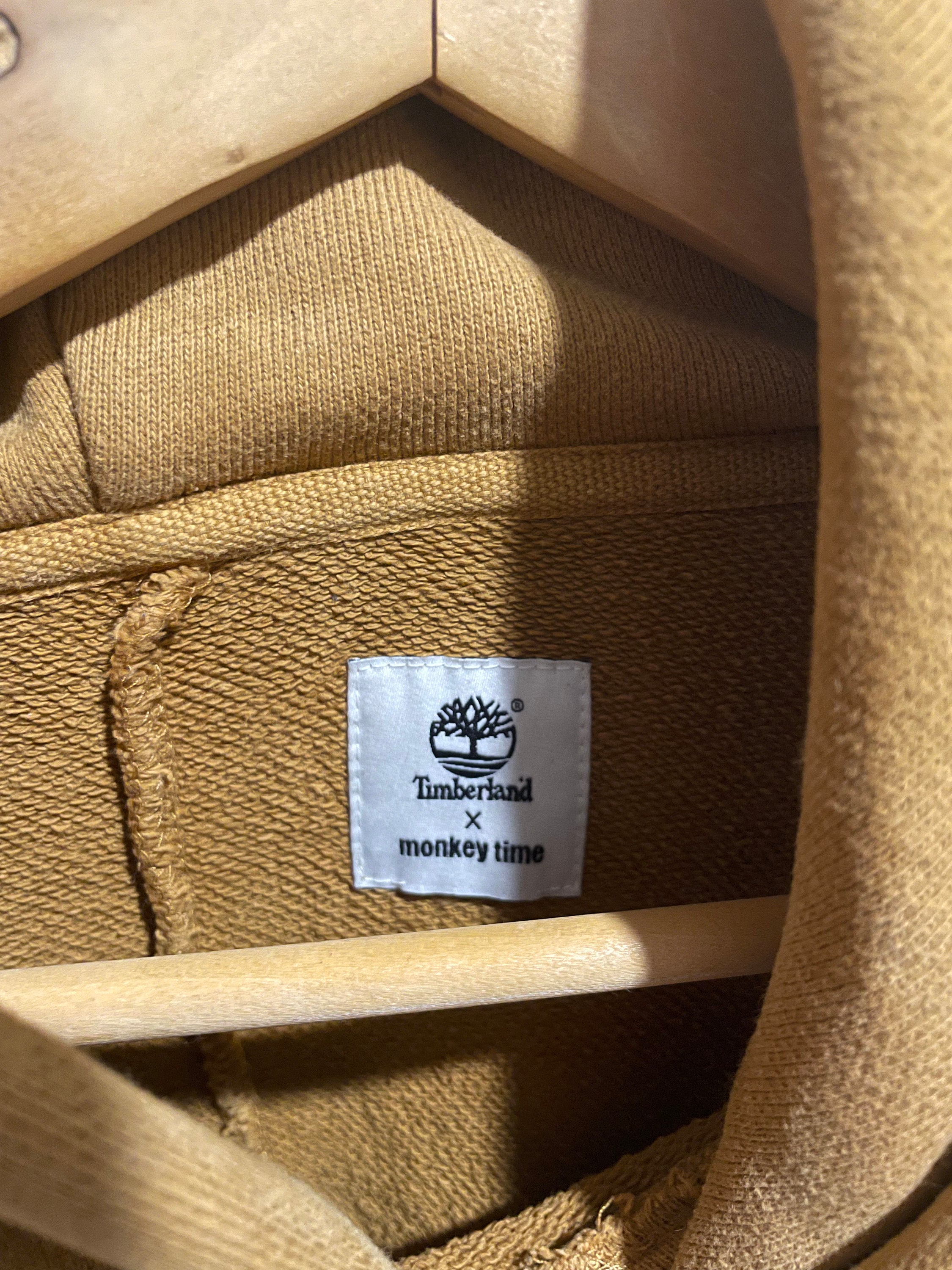 Timberland X Monkey Time Camel Hoodie - Etsy Finland
