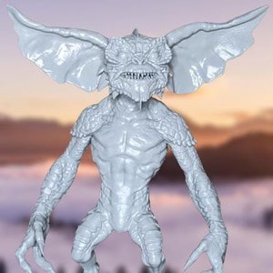 Gremlin 3d resin printed figurine with base. Home decor movie collectibles fanart Mischievous Gremlin 3D Resin Print Collectible memorabilia
