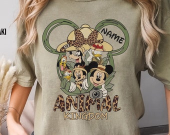 Disney Animal Kingdom Shirts, Animal Kingdom Custom Name Shirts, Animal Kingdom Family Matching Shirts, Disney Trip matching tees