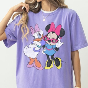 Disney Minnie Daisy Comfort Colors® Shirt, Disney Girls Shirt, Disney Besties Shirt, Disneyworld Shirt, Disney Womens Shirt, Disneyland Tee