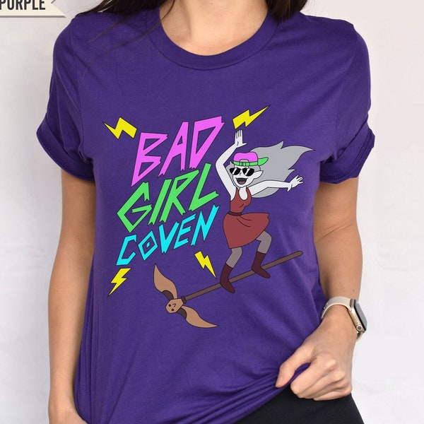 Bad Girl Coven Shirt, Sweatshirt, Hoodie, Eda Clawthorne Bad Girl Tee for Women, Disney The Owl House Shirt, TOH Characters, Hexside School