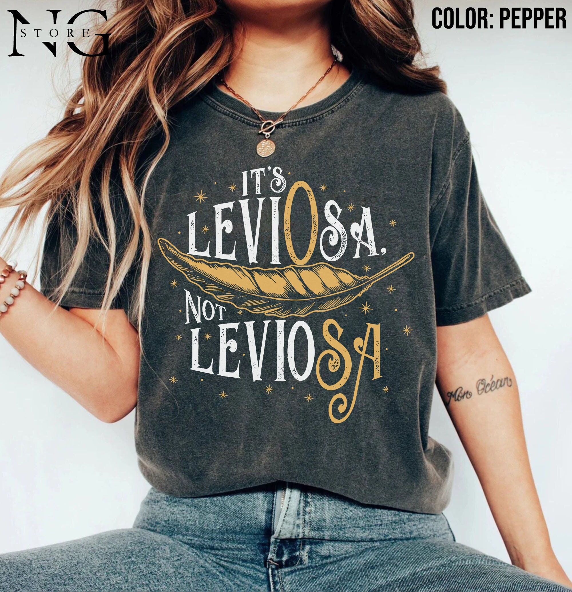 Wingardium Leviosa Harry Potter feminino feitiços encantos t-shirt