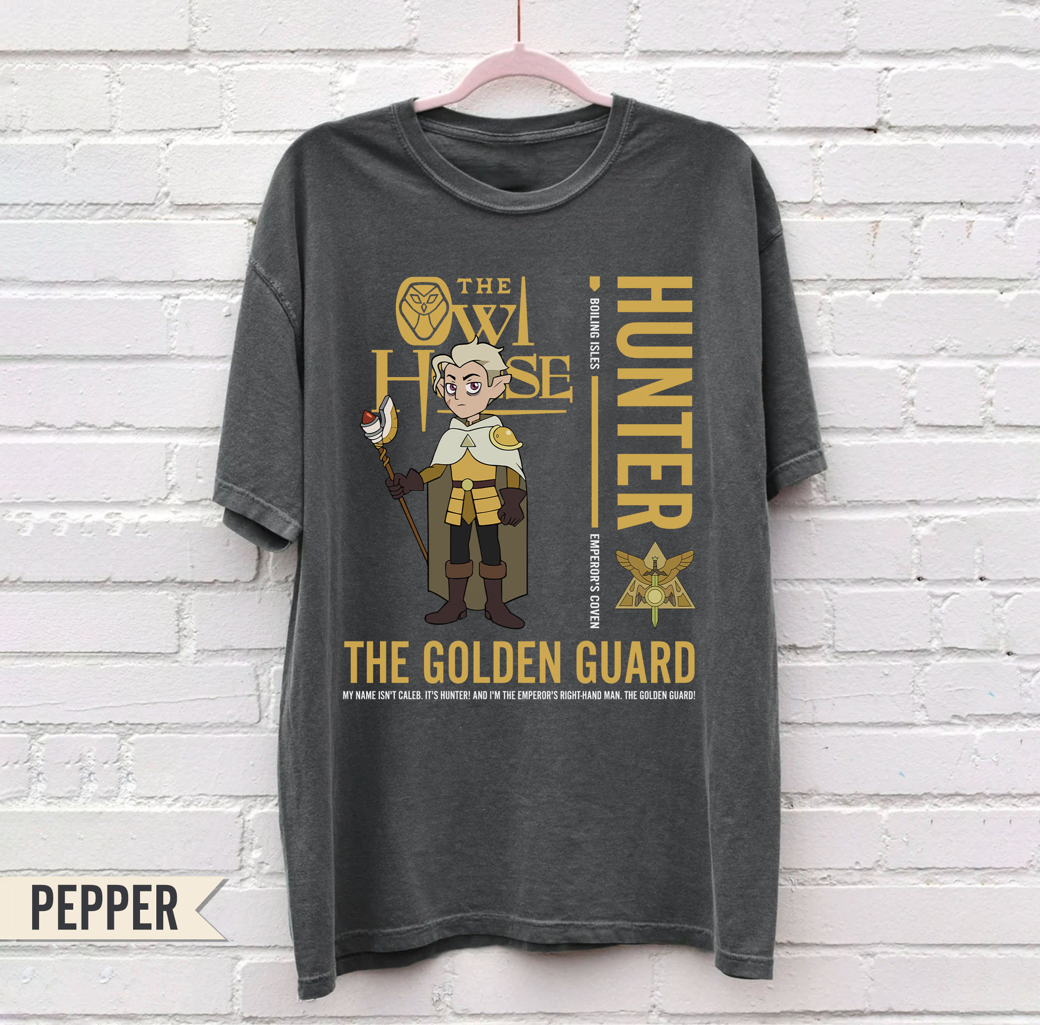 Bad But Sad Boi Club The Owl House Golden Guard Unisex T-Shirt - Teeruto