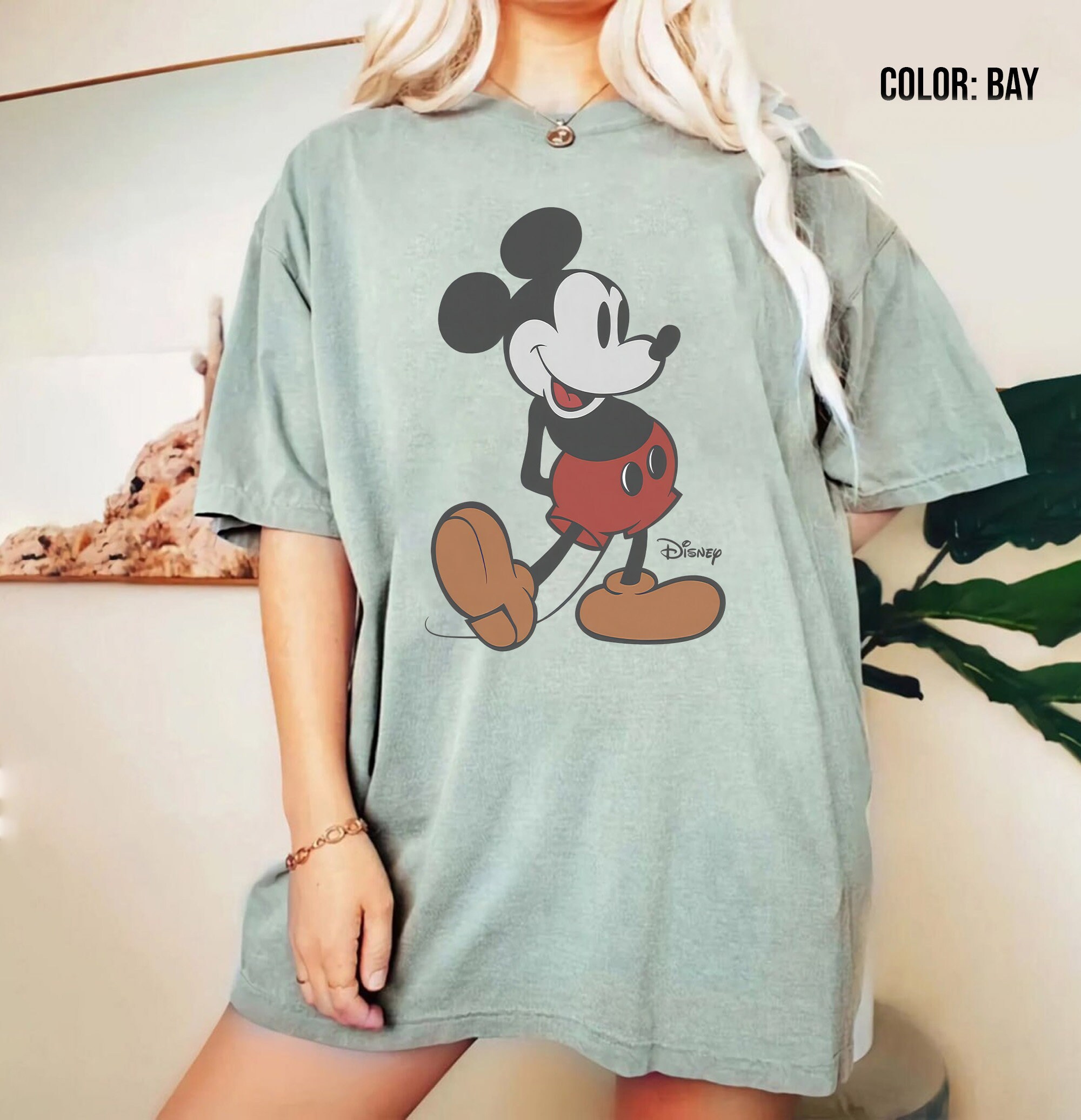 Disney Classic Mickey Mouse Pose Comfort Colors Shirt Vintage - Etsy