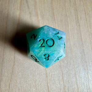 Summer Seas Dice (Single d20)
