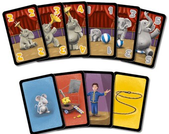 The Trötofanten Circus: el juego de cartas para toda la familia. Un regalo ideal para llevar diversión a la mesa.