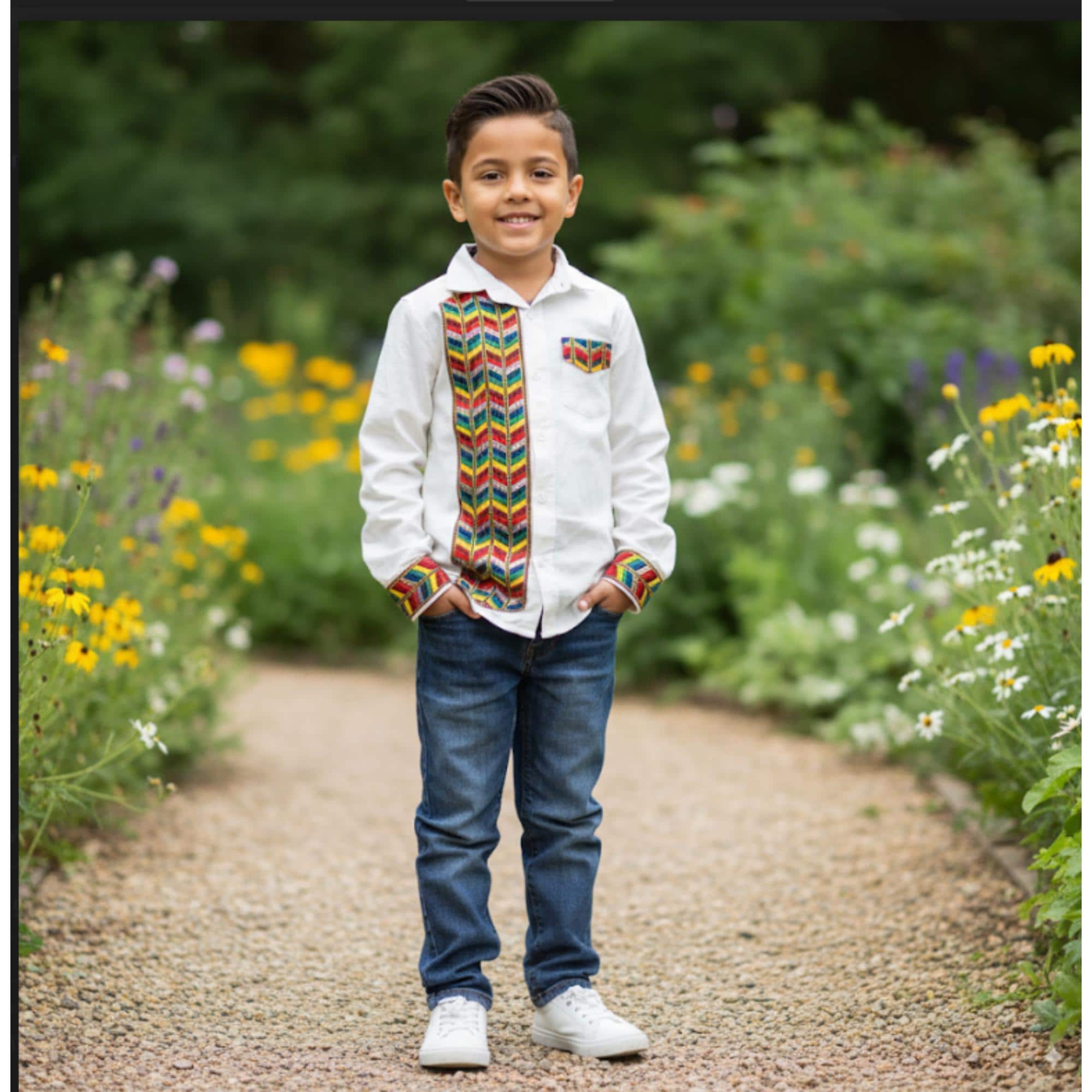 Ethiopia Tibeb Little Boy Dress Shirt Ethiopia Tibeb Little Boy Dress Shirt