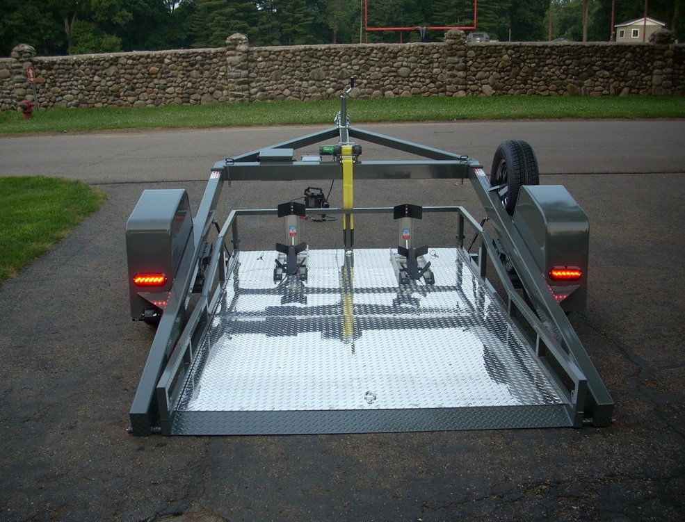 Ramp Less Drop Bed Easy Load Motorcycle Trailer. Plans. PDF. Etsy UK