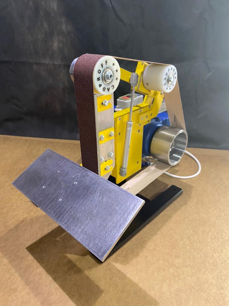 Metric Plans Belt Medium Grinder 2x48 Plans and DXF Files, Building