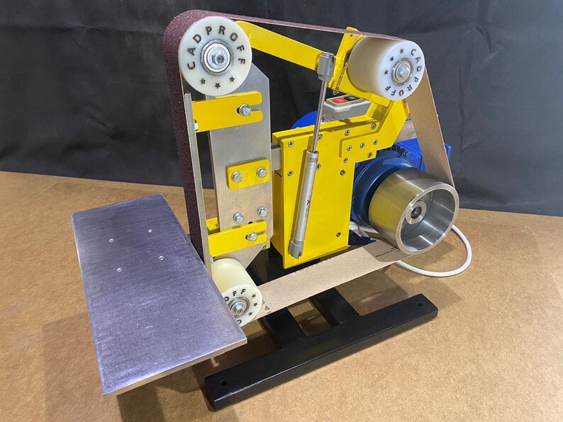 Metric Plans Belt Medium Grinder 2x48 Plans and DXF Files, Building