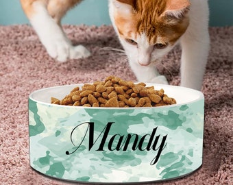 Moderne pet bowls, candy pet bowl, schattige huisdier kom, gepersonaliseerde keramische huisdier kommen voor honden / katten, aangepaste hond kommen voor voedsel of water