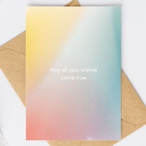 Modern BIRTHDAY CARD, Downloadable Post Card Template, Aesthetic Birthday Card, Atypical Birthday Card, Minimal Christmas Card Designs