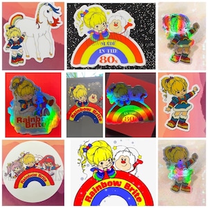 80s Rainbow Brite Sticker Permanent Decal