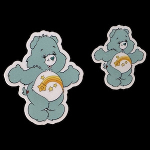 80s Bears Nostalgic Care retro inspired stickers CareBear decals