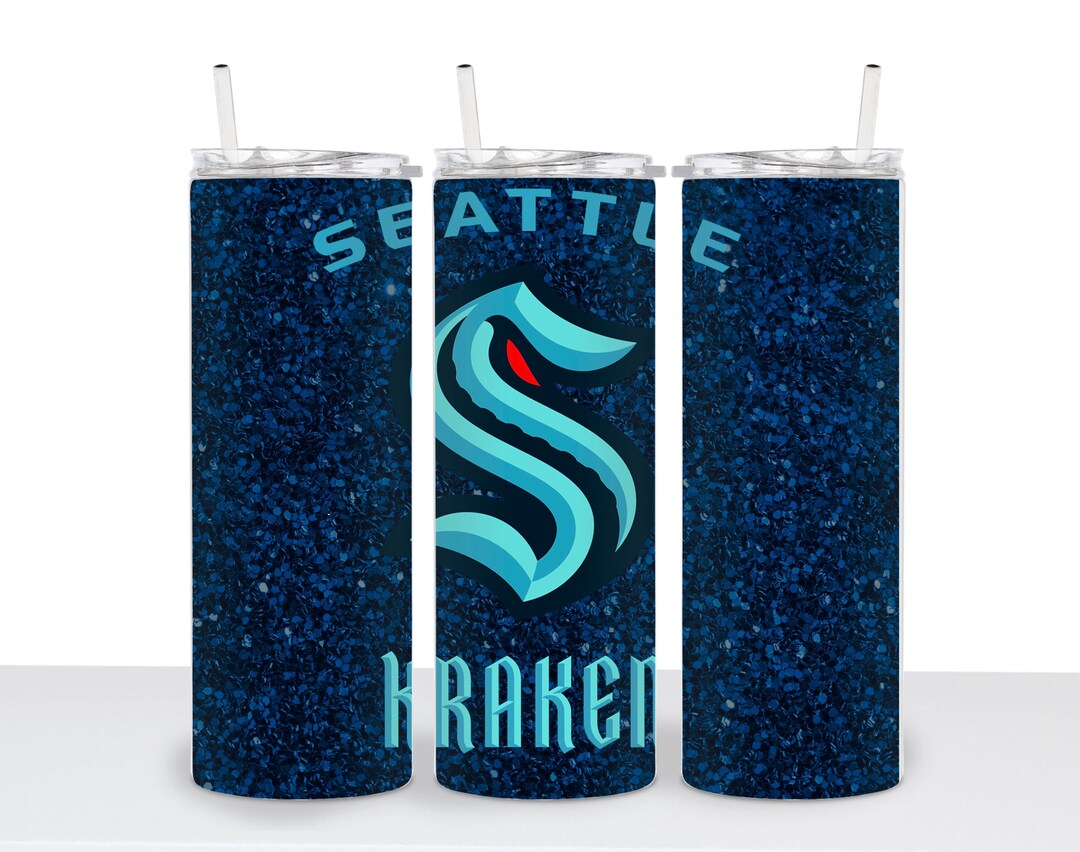 Seattle Kraken Tumbler 20 Oz Straight Hockey NHL Tumblers Etsy