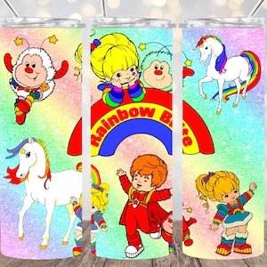 Rainbow Brite 80s Retro 20 oz classic tumblers for HOT or COLD 20 Oz Water Bottle hydro flask