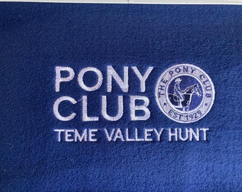 Couverture pour chevaux du poney club Team Valley, polaire de voyage