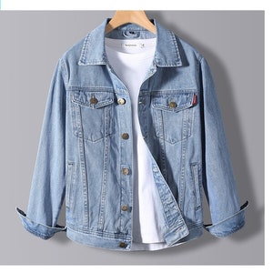 Denim jacket custom size jacket new gifts jacket