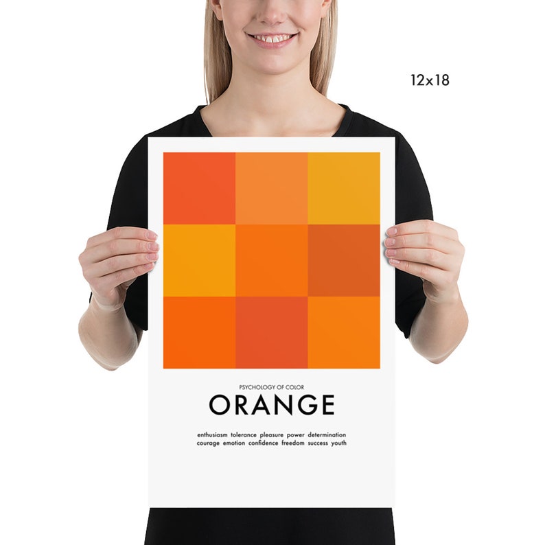 Fine Art Print Color Theory Studio Art Psychology Etsy