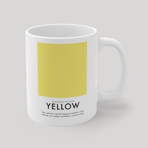 Design Mug | Coffee Mug | Tea Mug | Gift for Designer | Coffee Gift | Tea Gift | Psychology of Color | Graphic Design | Minimalist Design