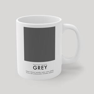 Design Mug | Coffee Mug | Tea Mug | Gift for Designer | Coffee Gift | Tea Gift | Psychology of Color | Graphic Design | Minimalist Design
