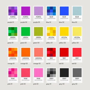 Choisissez n’importe quel 10 | Ensembles de cartes postales personnalisés | Théorie des couleurs | Psychologie de la couleur | | monochromatique Conception graphique | Design minimaliste | Milieu du siècle