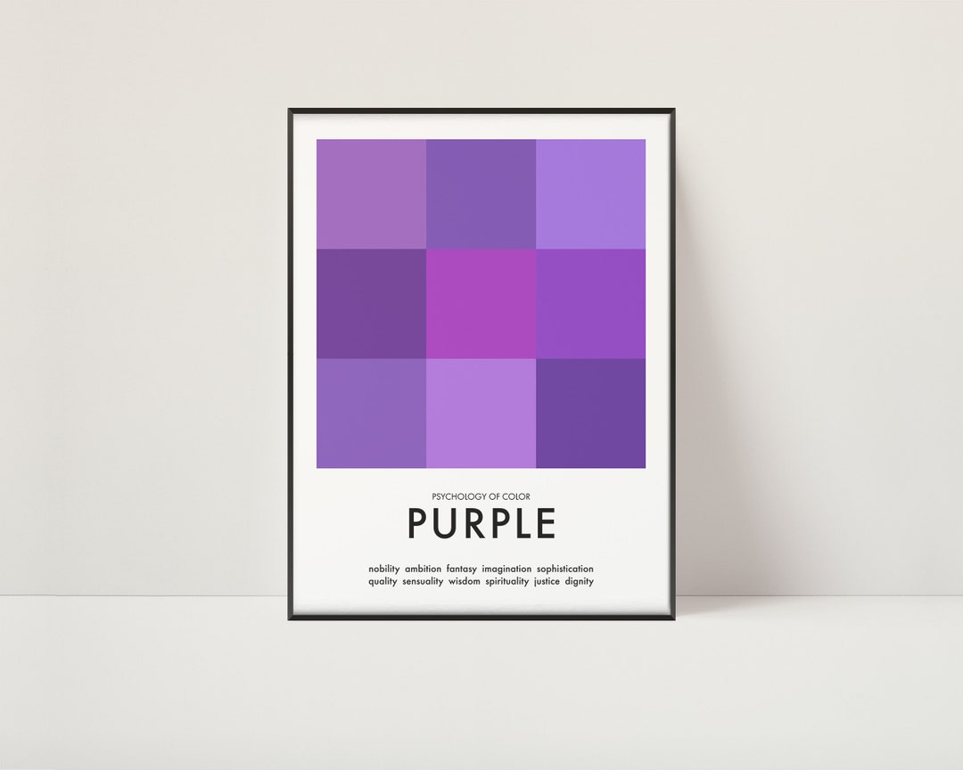 Printable Art | Digital Download | Instant Art | Color Psychology ...