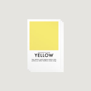 Postkartensets | Kunst und Design | Farbtheorie | Psychologie der Farbgebung | Monochrome | Grafik design | Minimalistisches Design | Mid Century