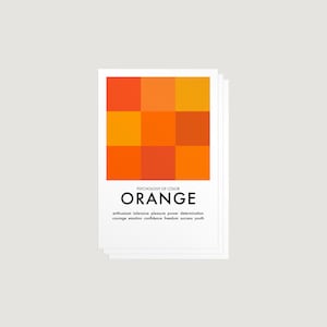 Postkartensets | Kunst und Design | Farbtheorie | Psychologie der Farbgebung | Monochrome | Grafik design | Minimalistisches Design | Mid Century