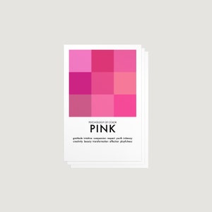 Postkartensets | Kunst und Design | Farbtheorie | Psychologie der Farbgebung | Monochrome | Grafik design | Minimalistisches Design | Mid Century