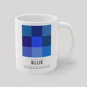Design Mug | Coffee Mug | Tea Mug | Gift for Designer | Coffee Gift | Tea Gift | Psychology of Color | Graphic Design | Minimalist Design