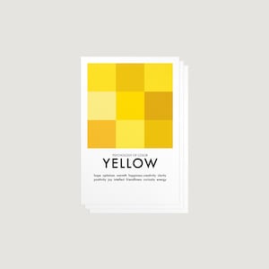 Postkartensets | Kunst und Design | Farbtheorie | Psychologie der Farbgebung | Monochrome | Grafik design | Minimalistisches Design | Mid Century